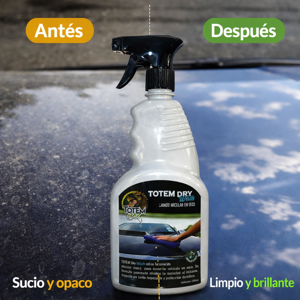 Totem Dry Wash | Lava y brilla sin agua